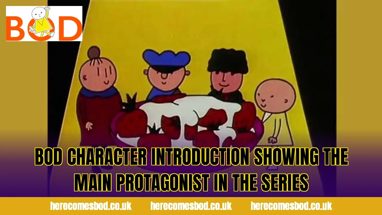 Bod character introduction showing the main protagonist in the series
