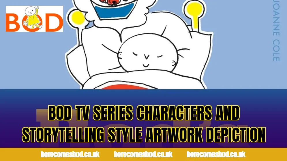 Bod TV series characters and storytelling style artwork depiction