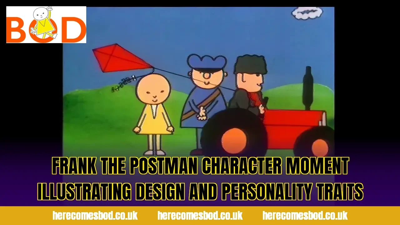 Frank the Postman character moment illustrating design and personality traits
