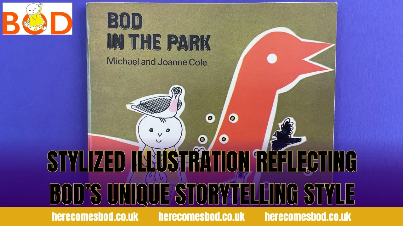 Stylized illustration reflecting Bod’s unique storytelling style