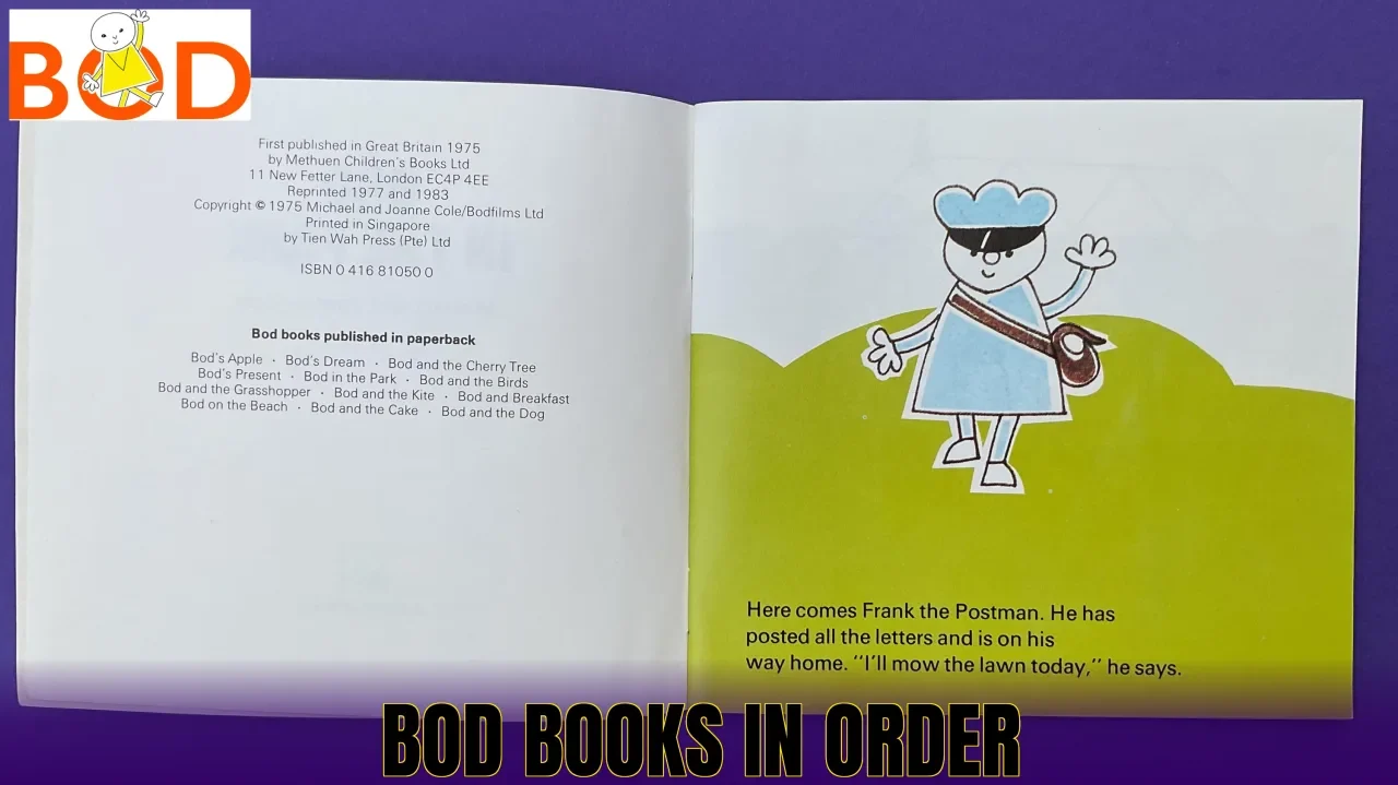 Bod Books in Order
