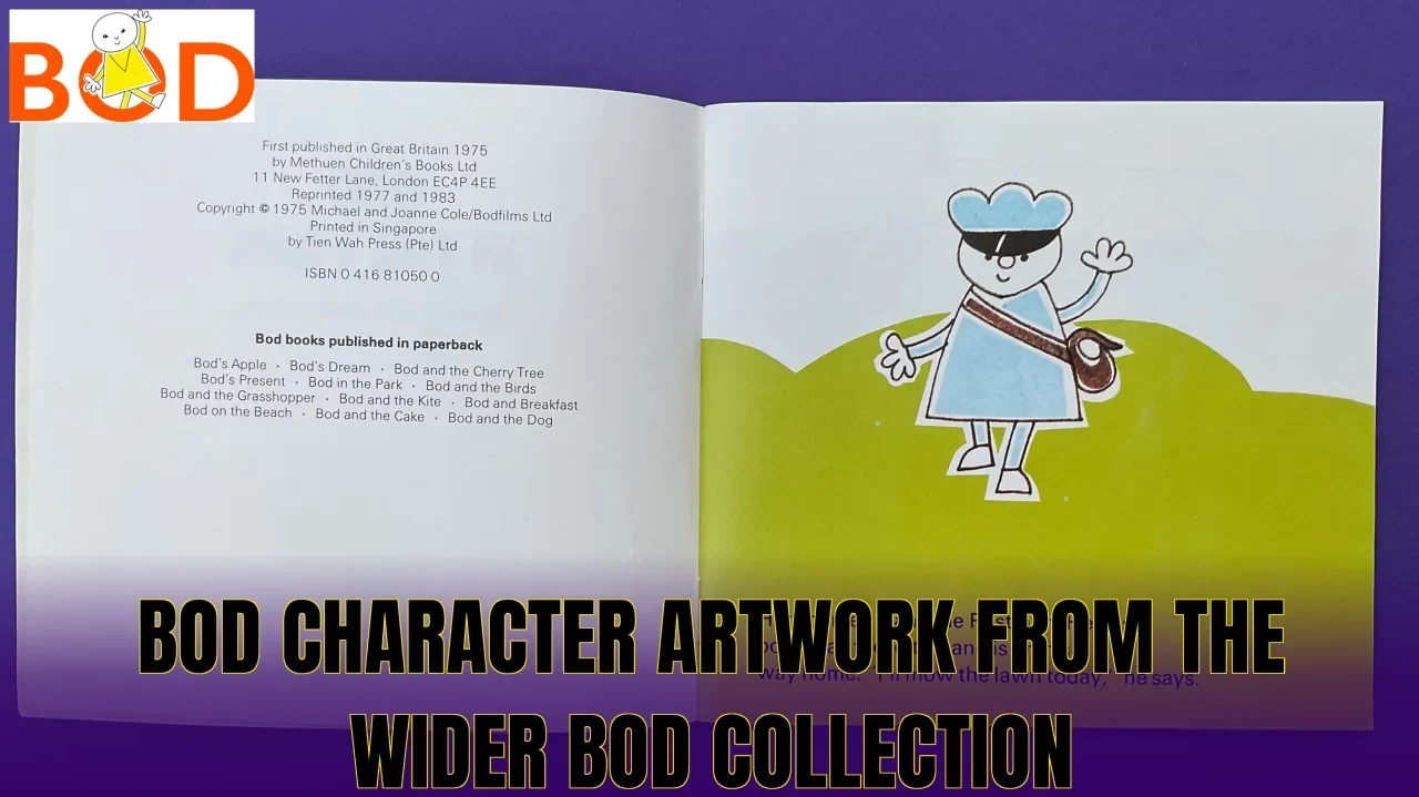 Bod character artwork from the wider Bod collection