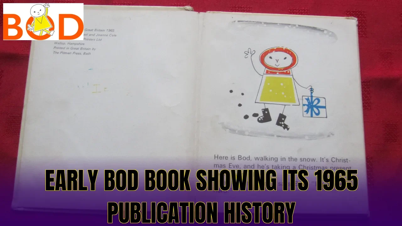 Early Bod book showing its 1965 publication history